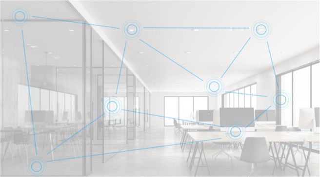 Visualization of a mesh network